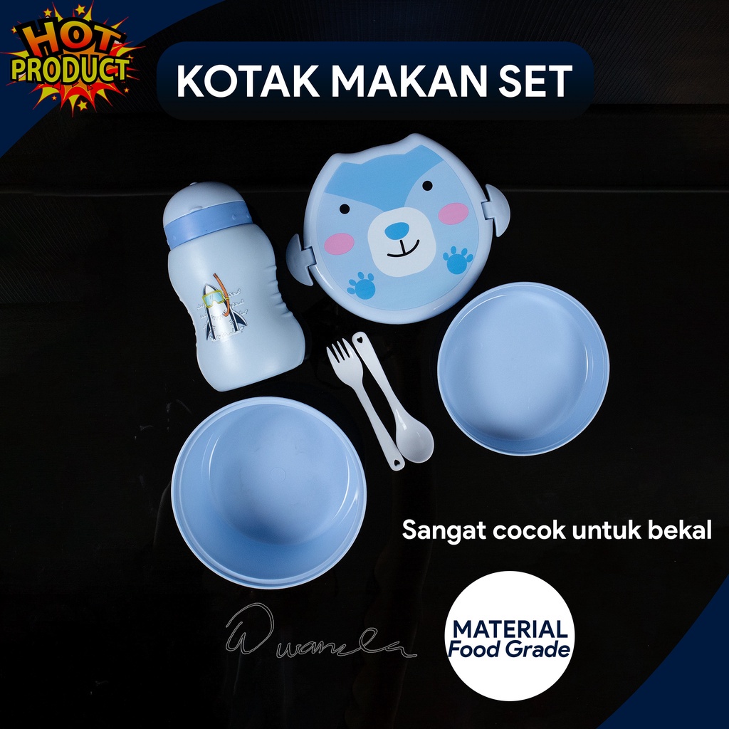 Sweet Food Party Set Kotak Bekal Makan Lunch Bag Set