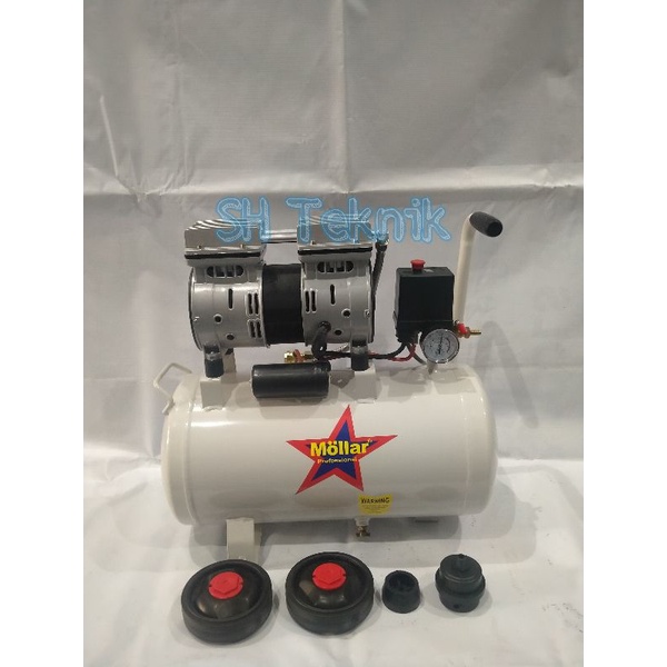 Mollar MLR-AC1024S Kompresor Angin Oilless Silent Compressor
