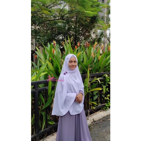 HIJAB SYARI | HIJAB SYARI TERBARU | HIJAB SYARI HIJAB INSTANT | Hijab Syandana Nesya (Non Pet) Putih