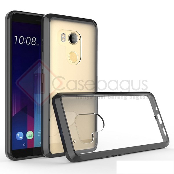 HTC U11 Plus U11+ - Bumper Shield Armor Hard Soft Case