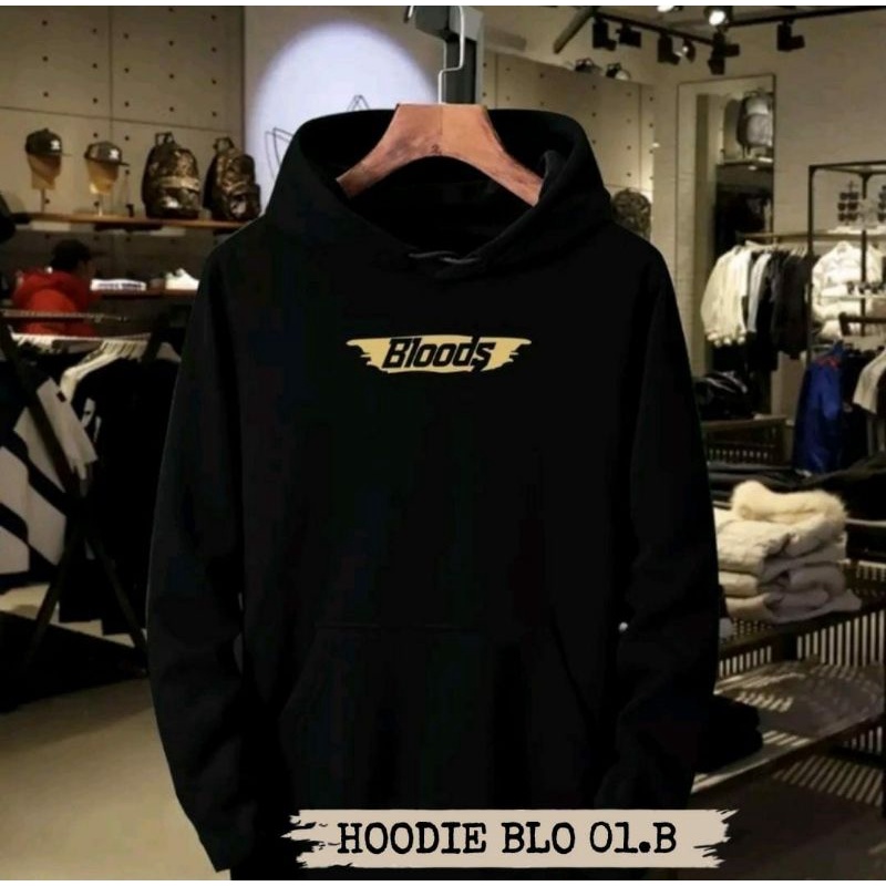 Hoodie Jaket Bloods Distro Jumper Bloods Pria Wanita L XL XXL XXXL
