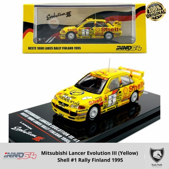 Inno 1/64 Mitsubishi Lancer Evolution Iii Shell Rally Finland Inno64 By Eastern