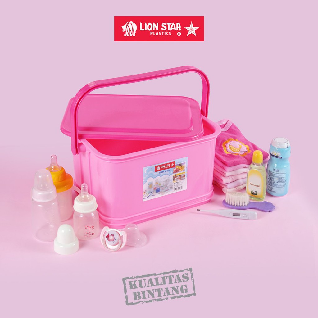 Tempat Makan  Piknik Lion Star Milky Box JX 5 Keranjang 