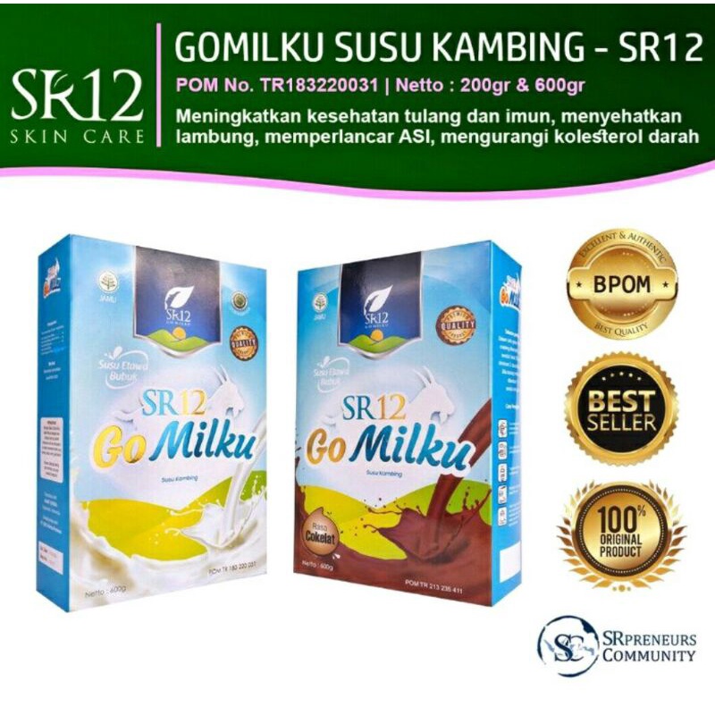 

GO MILKU SR12 SUSU KAMBING ETAWA ASLI