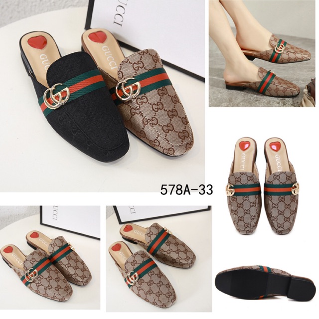 sepatu flat gucci
