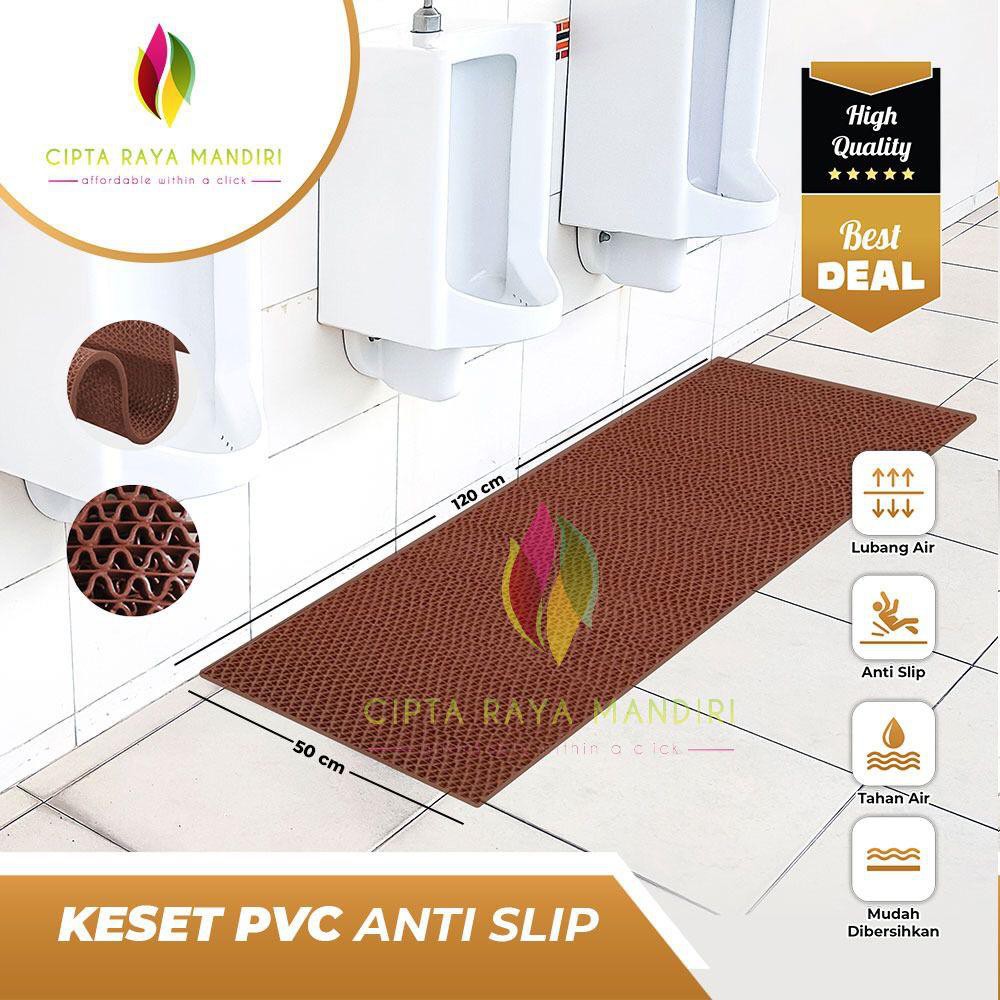 Karpet Karet Keset Anti Slip Kamar Mandi 50 x 120 - JARING