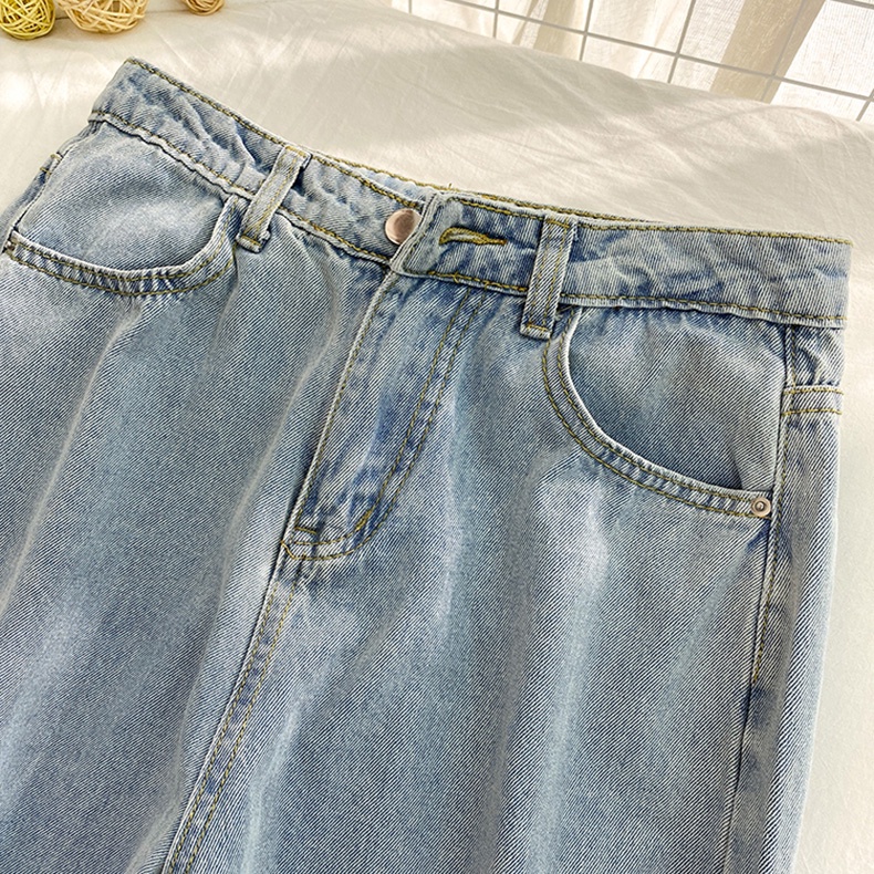 korean style new longgar  pengait celana jeans kekinian