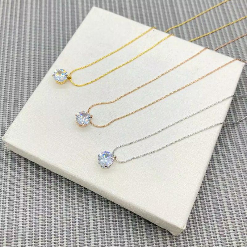 [ Bayar Ditempat ] Kalung Titanium Rose Gold Anti Karat Liontin Clover  / Kalung Korea Style Terbaru / COD