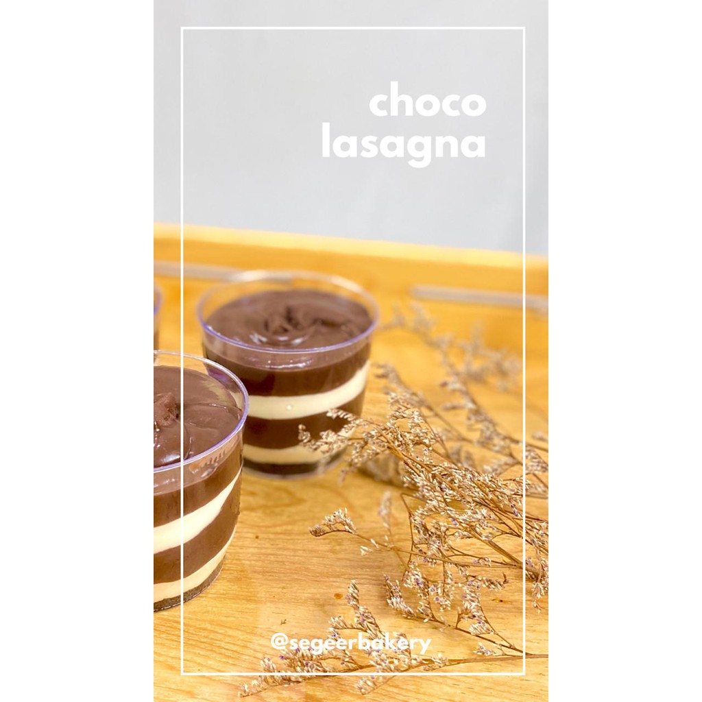 

Chocho lasagna dessert box