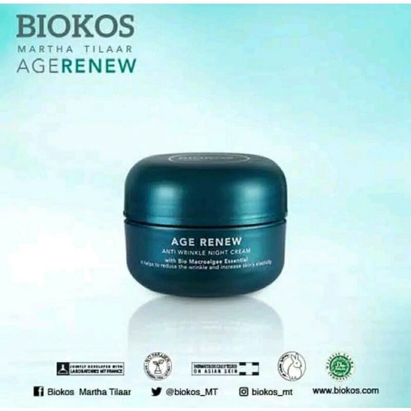 Biokos Age Renew Anti Wrinkle Night Cream