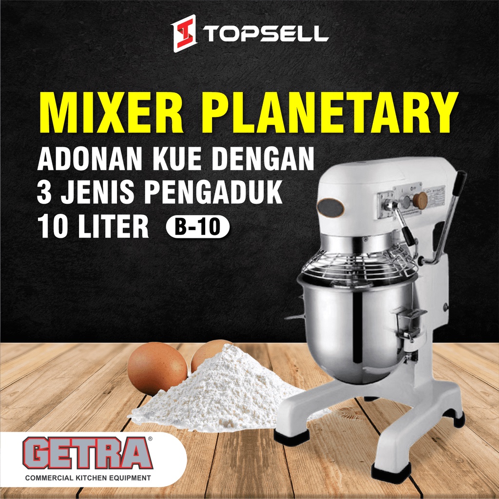 Jual Planetary Mixer Getra Mesin Pengaduk Adonan Roti, Kue, Pancake ...