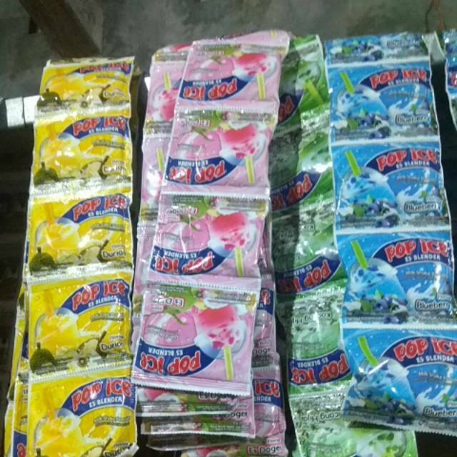 

Minuman serbuk drink powder POP ICE (1 renteng)