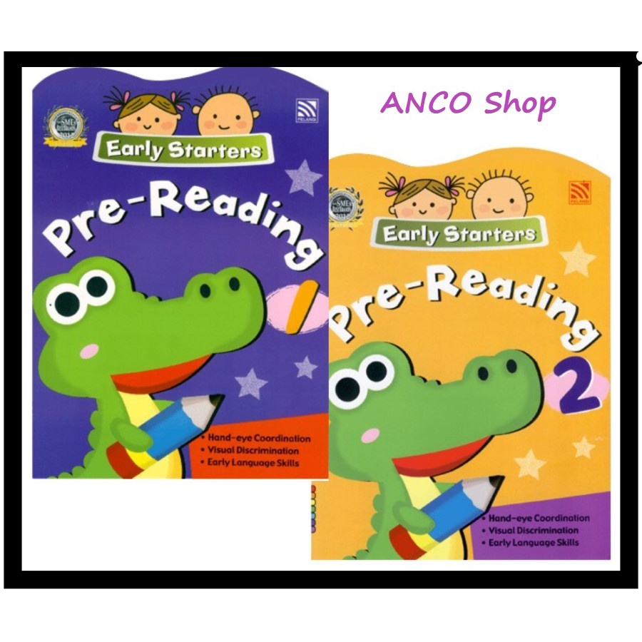 

Early Starter Pre Reading Activity Book for 2 years Preschool Buku - PreReading 1-2