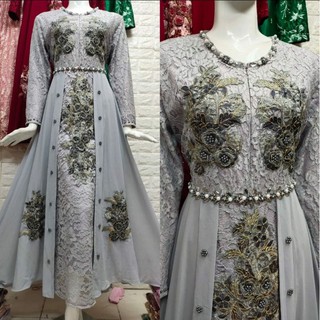 Gamis Pesta Gamis Kondangan Gamis Brokat Payet Gamis Terbaru Busui Shopee Indonesia