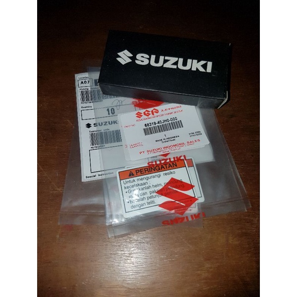 

Stiker label peringatan warning suzuki address nex 1 nex 2 gsx satria fu injeksi original SGP