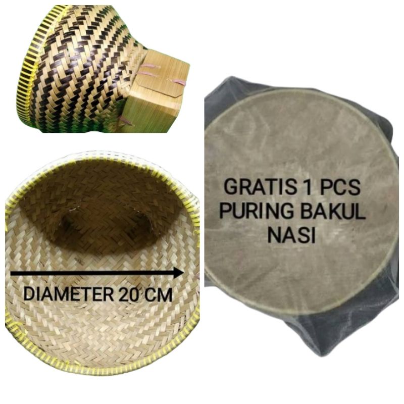 BAKUL NASI MINI + PURING NASI