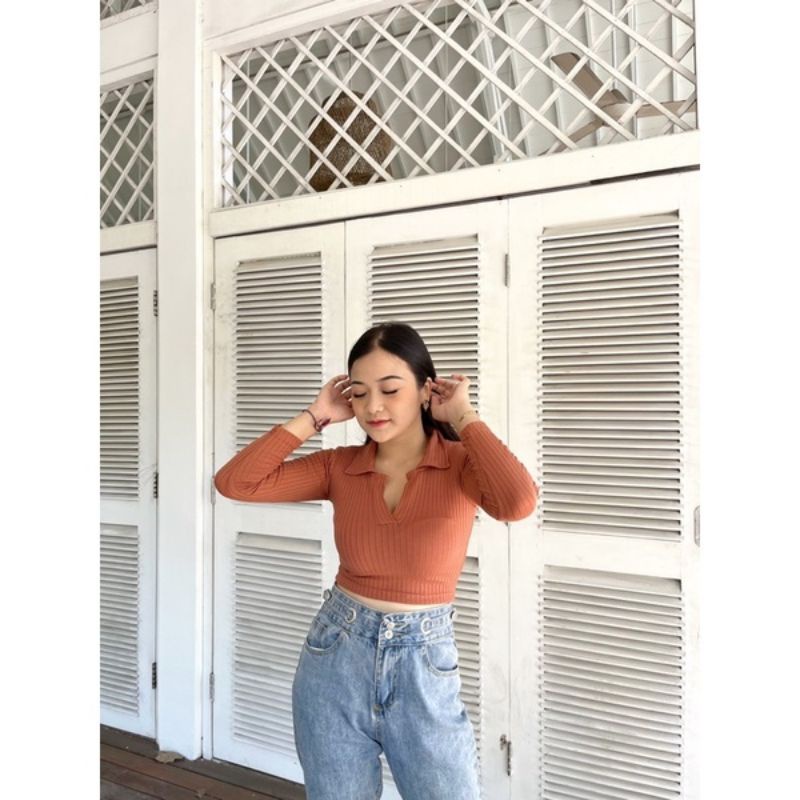 Lola top lengan panjang