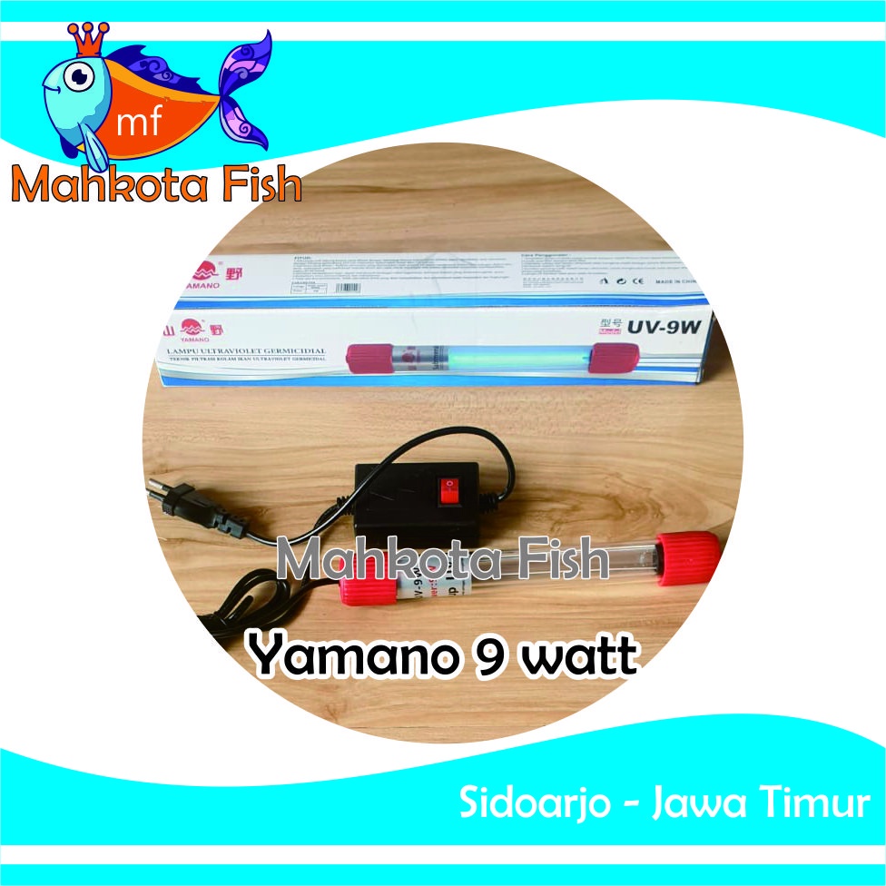 Lampu UV 9 WATT | Lampu Ultraviolet | UV Lamp | Lampu Ultra Violet (GRATIS Buble dan Kardus)