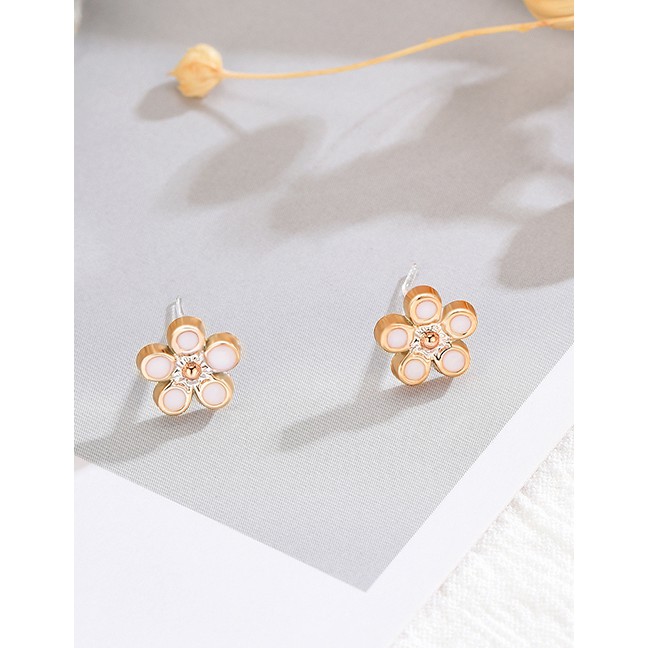 LRC Anting Set Fashion Color Christmas Earrings Earrings Set Of 9 D18707