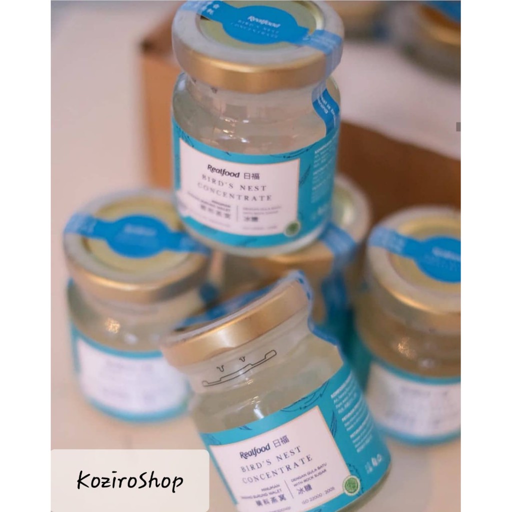 Realfood Stay Fit Minuman Kesehatan Sarang Burung Walet Asli Isi