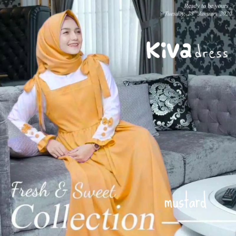 [Fashion Muslim] GAMIS Laras maira zhafira Lady maena Naziva Hana Clara Febrina Claudia maxy dress terlaris