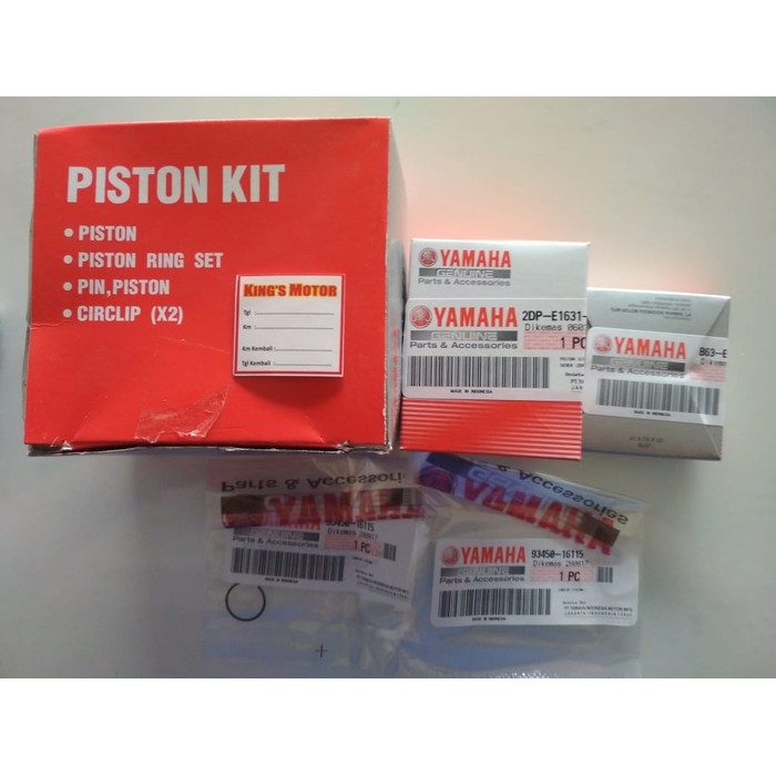 PISTON, SEHER KIT NMAX,LEXI (2DP) ASLI YAMAHA