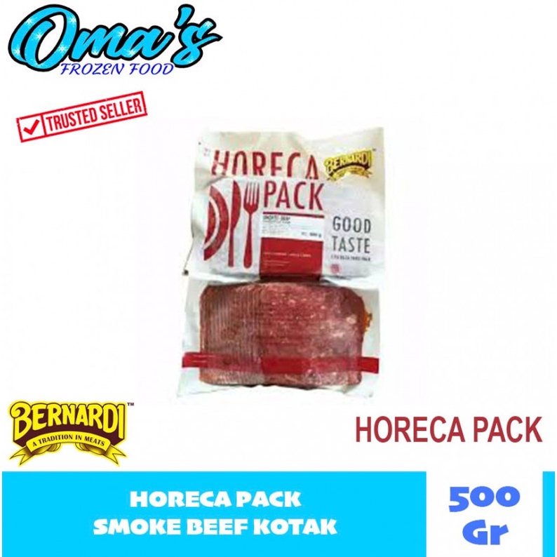 

HORECA PACK SMOKE BEEF KOTAK 500 GR BY BERNARDI