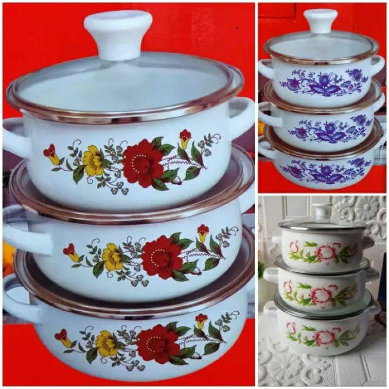 PANCI BUNGA G-1618/PANCI SET 3 TUTUP KACA/PANCI REONA-2