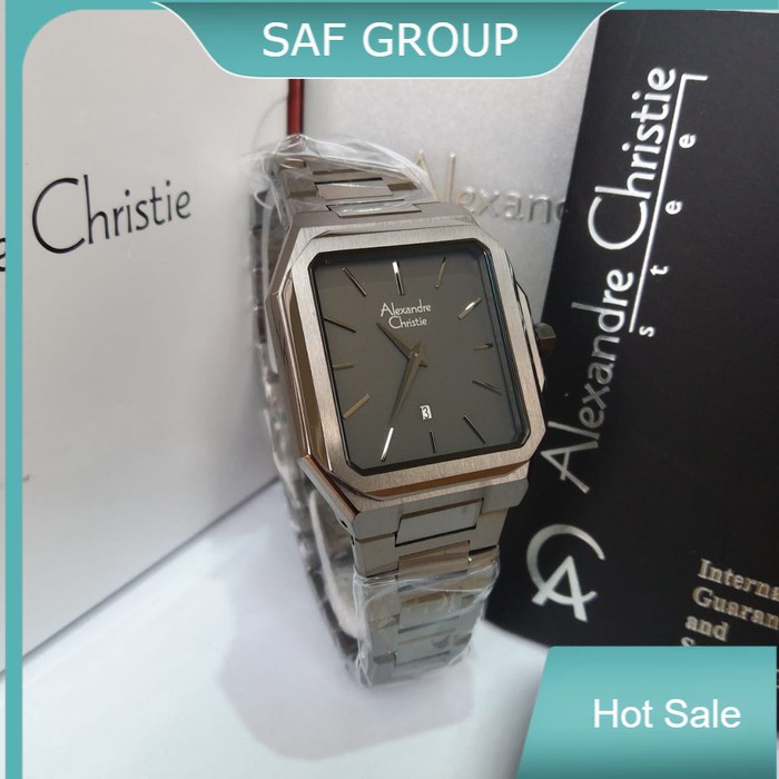 JAM TANGAN WANITA ALEXANDRE CHRISTIE AC 8601 / AC8601 FULL BLACK ORIGINAL by plp