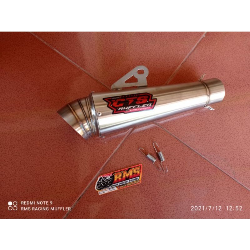 Slincer Knalpot keong jumbo Jiksaw 23cm Sarangan separo Setengah CTS Muffler Original