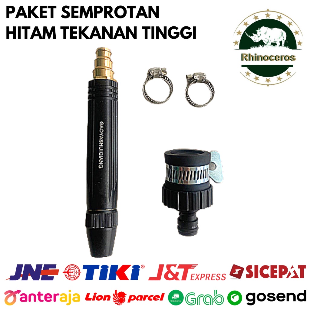 Paket Semprotan Tekanan Tinggi Sambungan Universal dan Klem 1/2- 3/4&quot;