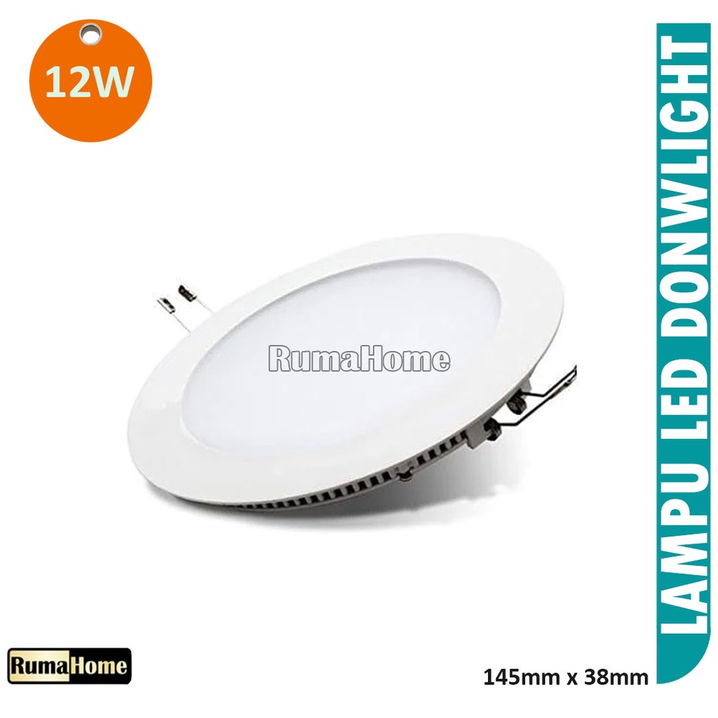 Lampu Downlight LED Panel 6W/12W/18W/24W PUTIH Tipis Bulat Inbow bergaransi