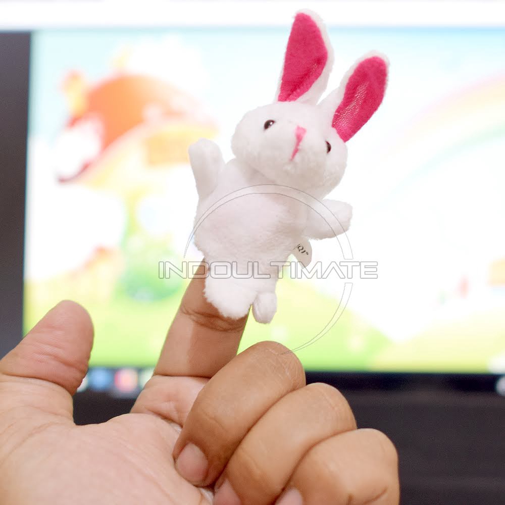 Boneka Jari Mainan Anak Bayi gambar Animal Finger Puppet MJ-01 Mainan Edukasi Boneka tangan