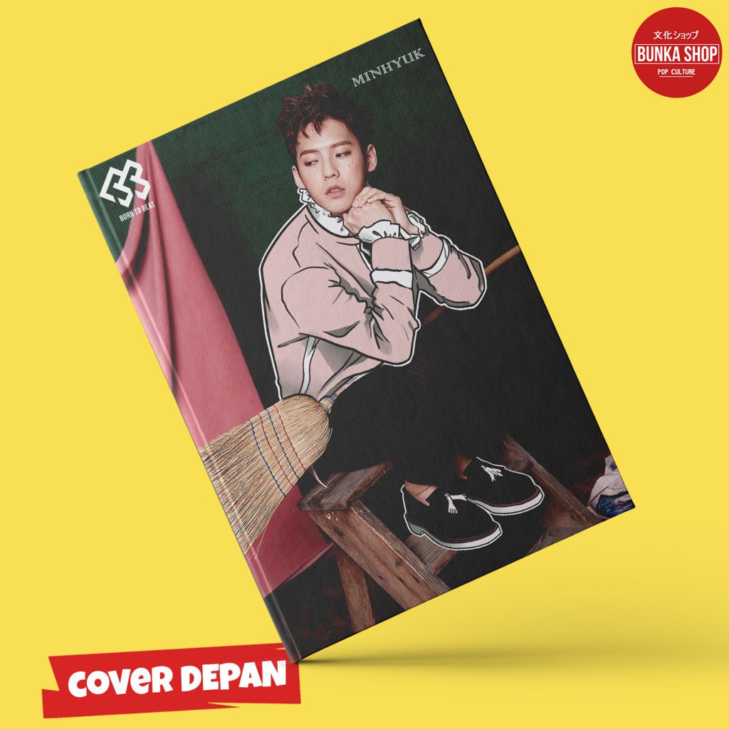 

Note Book Musik Korea Kpop BTOB Minhyuk Hardcover A5 Buku Tulis Catatan Murah Jurnal Agenda Planner
