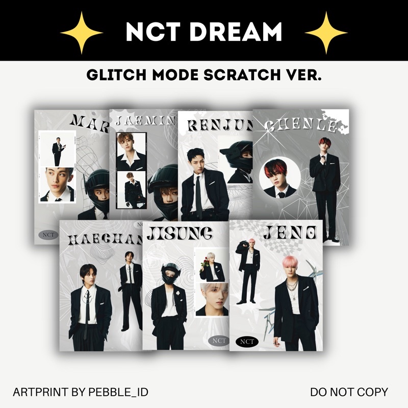 [PEBBLE_ID] NCT DREAM WALL DECOR/ART PRINT (SCRATCH VER)
