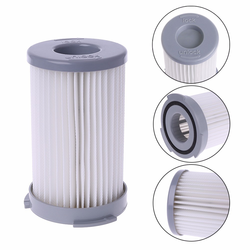 Cocok untuk Electrolux ZTI7610 ZTI7635 ZE2400 ZS201 ZS203 Z1200-213 dan penyedot debu lainnya 2 pcs suku cadang Hepa filter