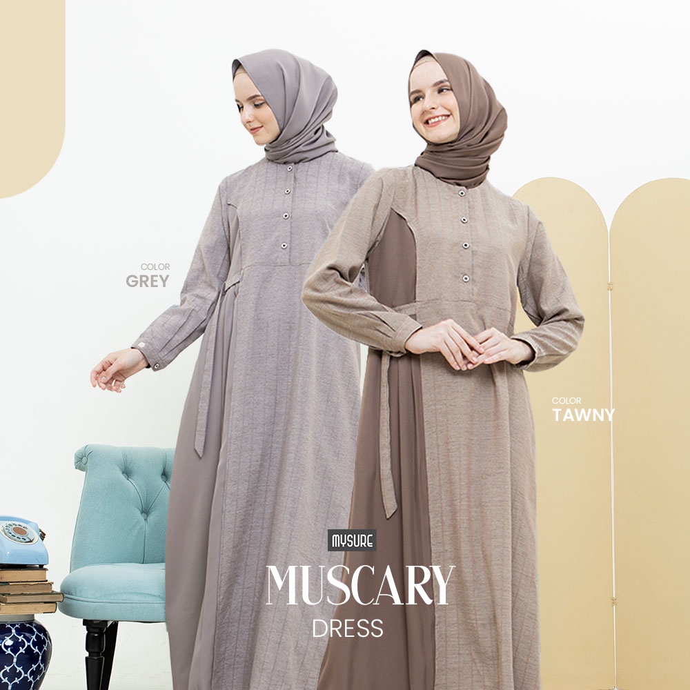 Couple Set Muslim KoKo dan Gamis Pria Wanita kekinian Murah