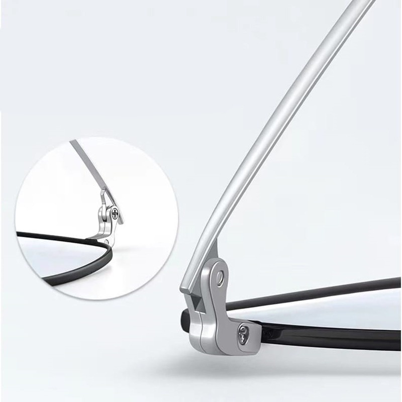 AFM Kacamata Lensa Photocromic  Anti Radiasi Wanita Pria Kacamata Bingkai Titanium