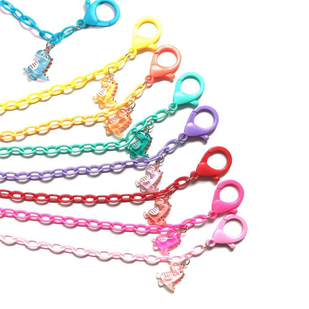 Lily Rantai Penutup Wajah Mode Lanyard Warna Permen Multicolor Penutup Wajah Cord Holders