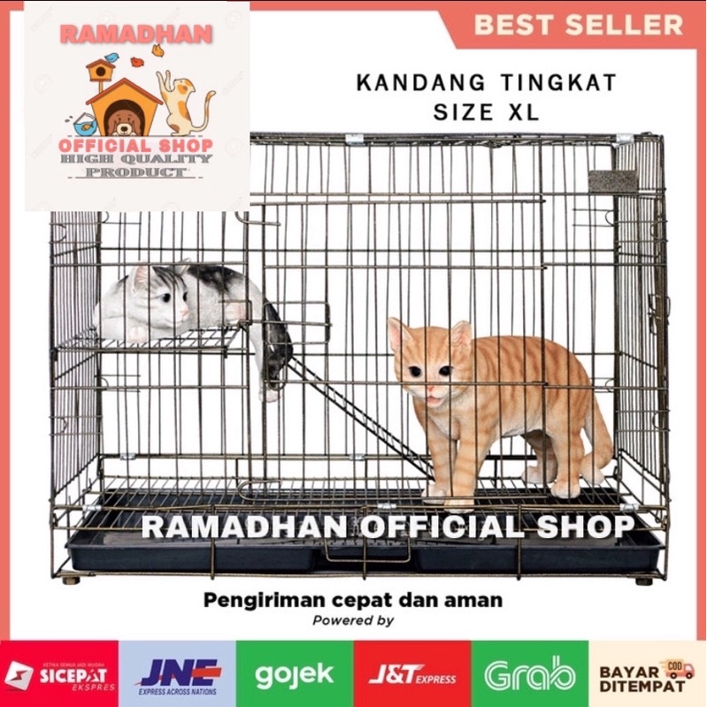 Kandang Kucing tingkat XL