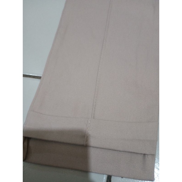 celana wanita chino cream coklat susu