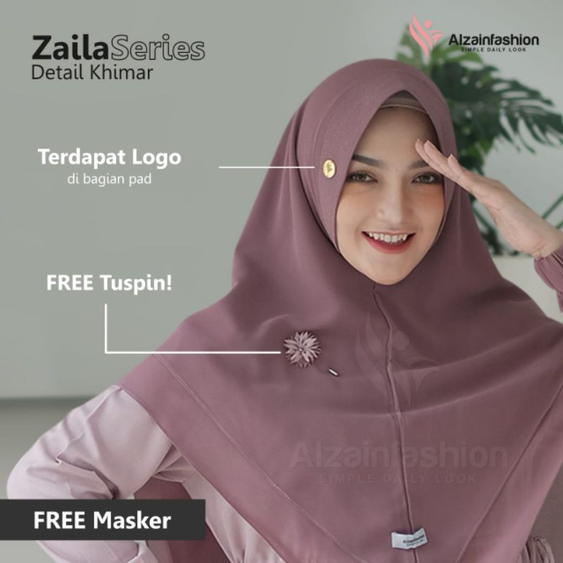 zaila series by alzainfashion / gamis ori / gamis set hijab / gamismodern12