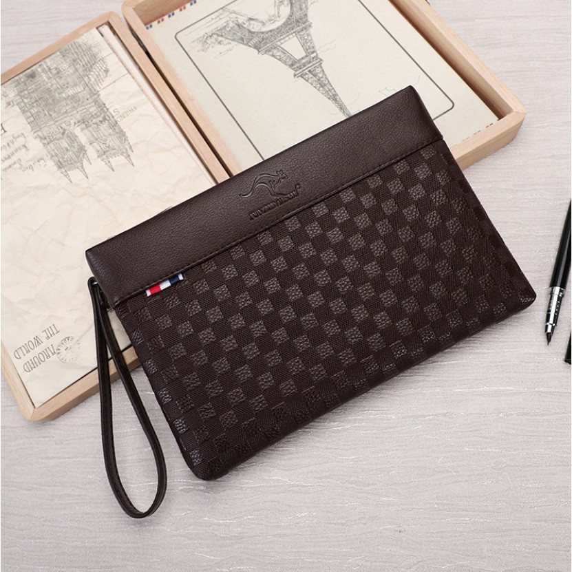 Tas Clutch Bag Stylish kanguru Tas Genggam Cowok Dompet fashion Pria Murah Tas Tangan Handbag