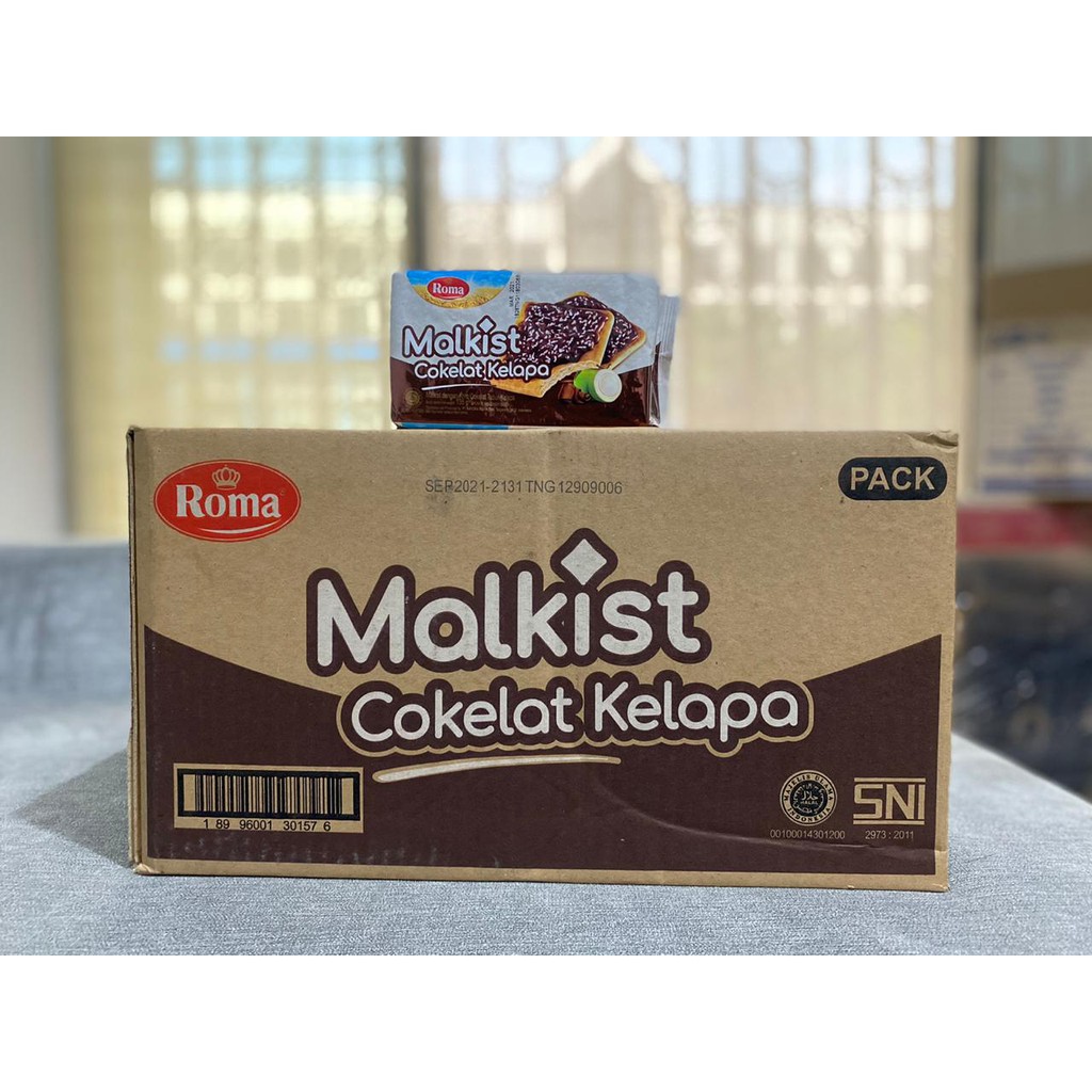 

Roma Malkist Cokelat Kelapa 95g Dus per Karton