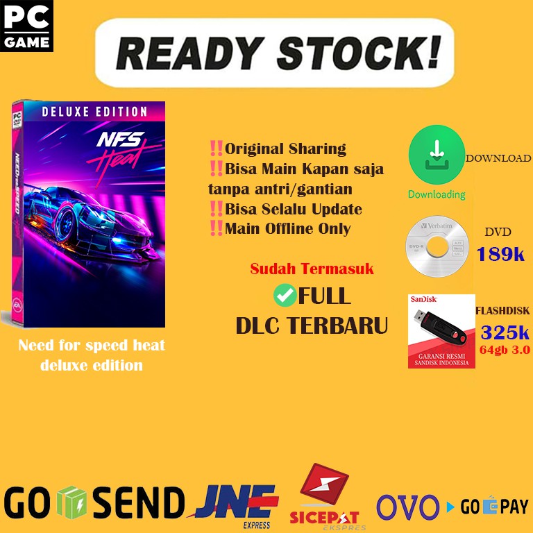 NEED FOR SPEED HEAT DELUXE EDITION PC GAME ORIGINAL