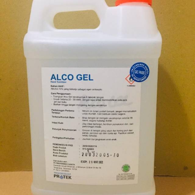 Alco Gel hand sanitizer 5 liter