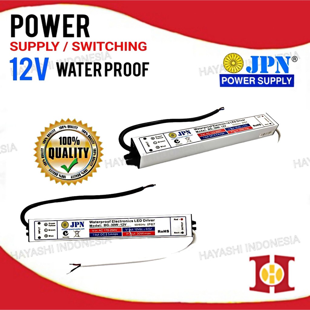 Adaptor Power Switching Supply 12V DC 8A 17A 20A Waterproof CCTV LED