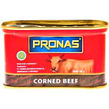 

PRONAS CORNED BEEF 198 GRAM | KORNET DAGING SAPI ENAK BERKUALITAS