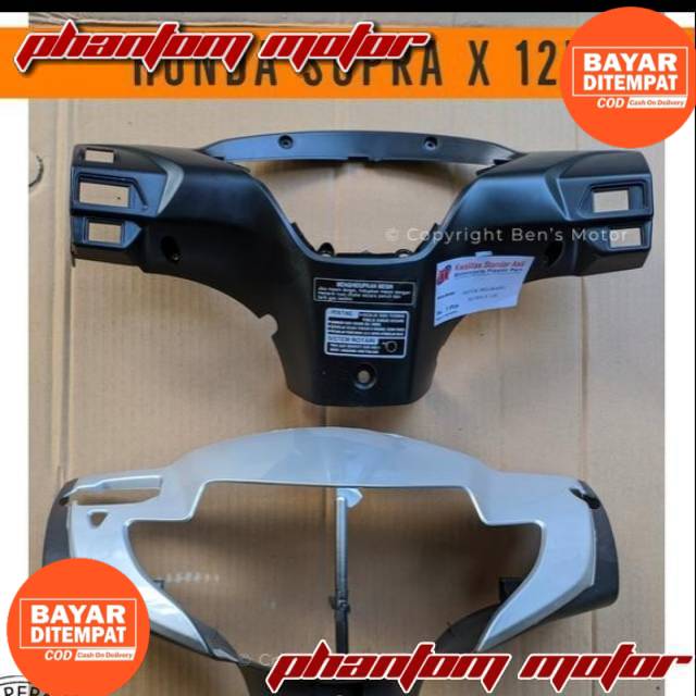 BATOK DEPAN BELAKANG SUPRA X 125 LAMA SILVER