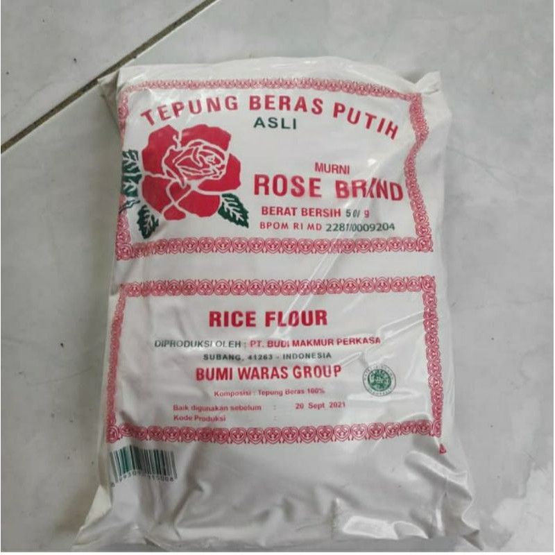 

Tepung beras rose brand 500gr